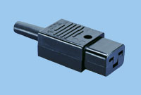 Interpower 83011380 IEC 60320 C19 Rewireable Connector IEC 60320 C19 Socket Type 125VAC/250VAC Rating Black 16A/21A Rating 