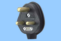 250VAC Voltage 13A Rating Black Interpower 88010980 UK/Ireland In-Line Shuttered Socket