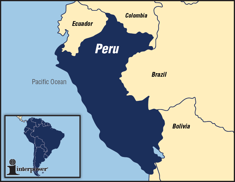 Interpower map of Peru