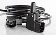 Interpower Launches IEC 60320 Rewirable Sheet E Angled Plug Connector in Black